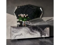 Madia di Cattelan italia in laccato opaco Focus crystalart a prezzo Outlet