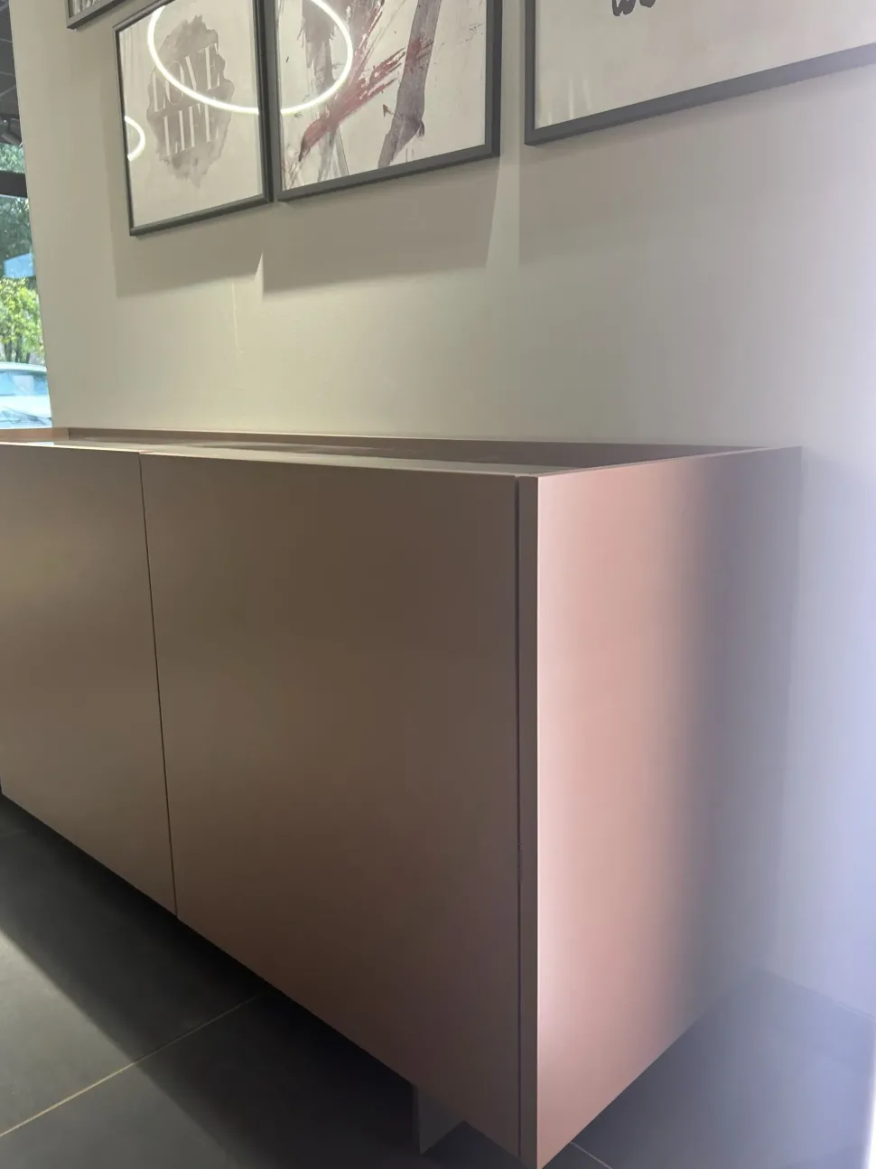 Madia di Dall'agnese in laccato opaco Wrap a prezzo scontato