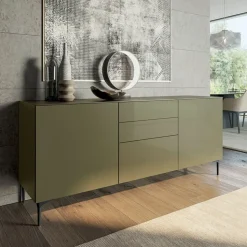 Madia di Dall'agnese in laccato opaco Slim a prezzo scontato