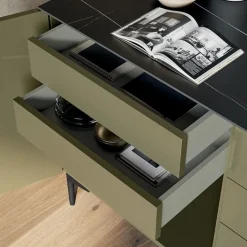 Madia di Dall'agnese in laccato opaco Slim a prezzo scontato