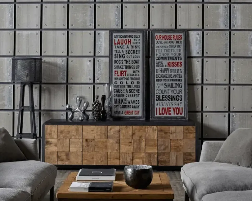 Madia di Dialma brown in legno Db004119 a prezzo Outlet