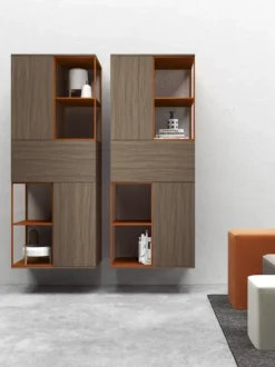 Madia di Doimo salotti in laccato opaco Lexia a prezzo riservato