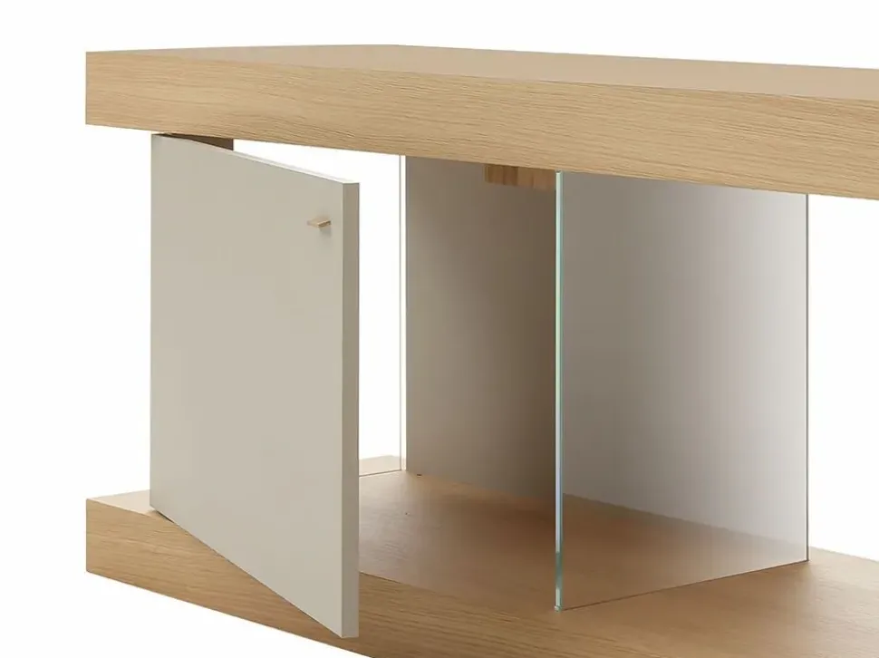 Madia di Forme’s in legno F2/form line 102 con pensili a prezzo riservato