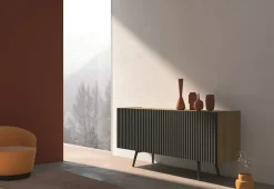 Madia di Fratelli mirandola in legno Wave a prezzo Outlet