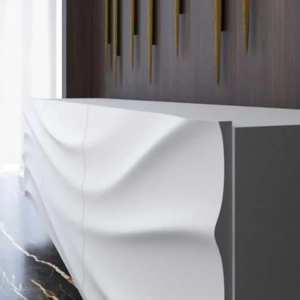 Madia di Fratelli mirandola in laccato opaco Fluida * a prezzo Outlet