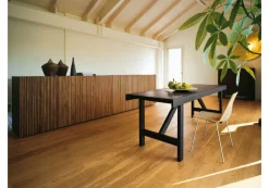 Madia di Horm in legno Leon wood a prezzo Outlet