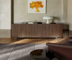 Madia di Horm in legno Leon wood a prezzo Outlet