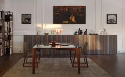 Madia di Horm in legno Leon wood a prezzo Outlet