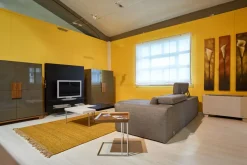 Madia di Jesse in laccato lucido Woody a prezzo Outlet