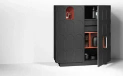 Madia di Minotti italia in laccato opaco Roma a prezzo riservato