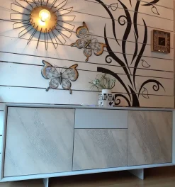 Madia di Mobilgam in laccato opaco Zen a prezzo Outlet