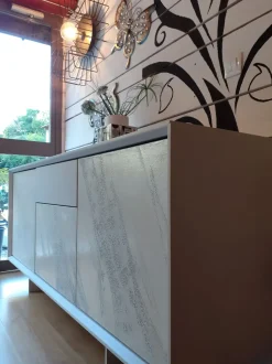 Madia di Mobilgam in laccato opaco Zen a prezzo Outlet