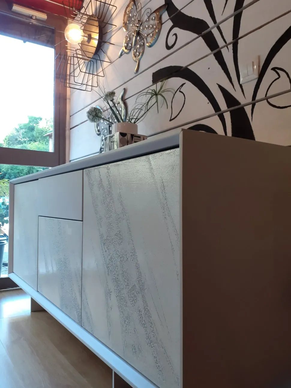 Madia di Mobilgam in laccato opaco Zen a prezzo Outlet