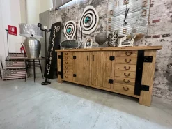 Madia di Nature design in legno Credenza officina a prezzo scontato