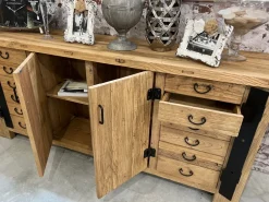 Madia di Nature design in legno Credenza officina a prezzo scontato