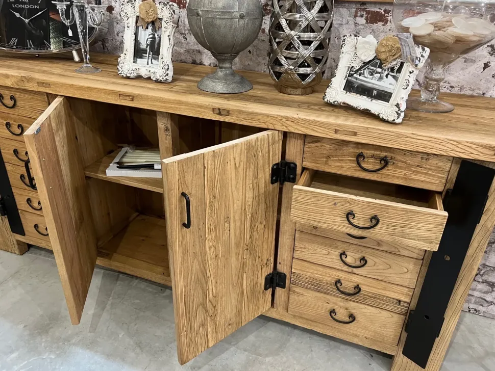 Madia di Nature design in legno Credenza officina a prezzo scontato