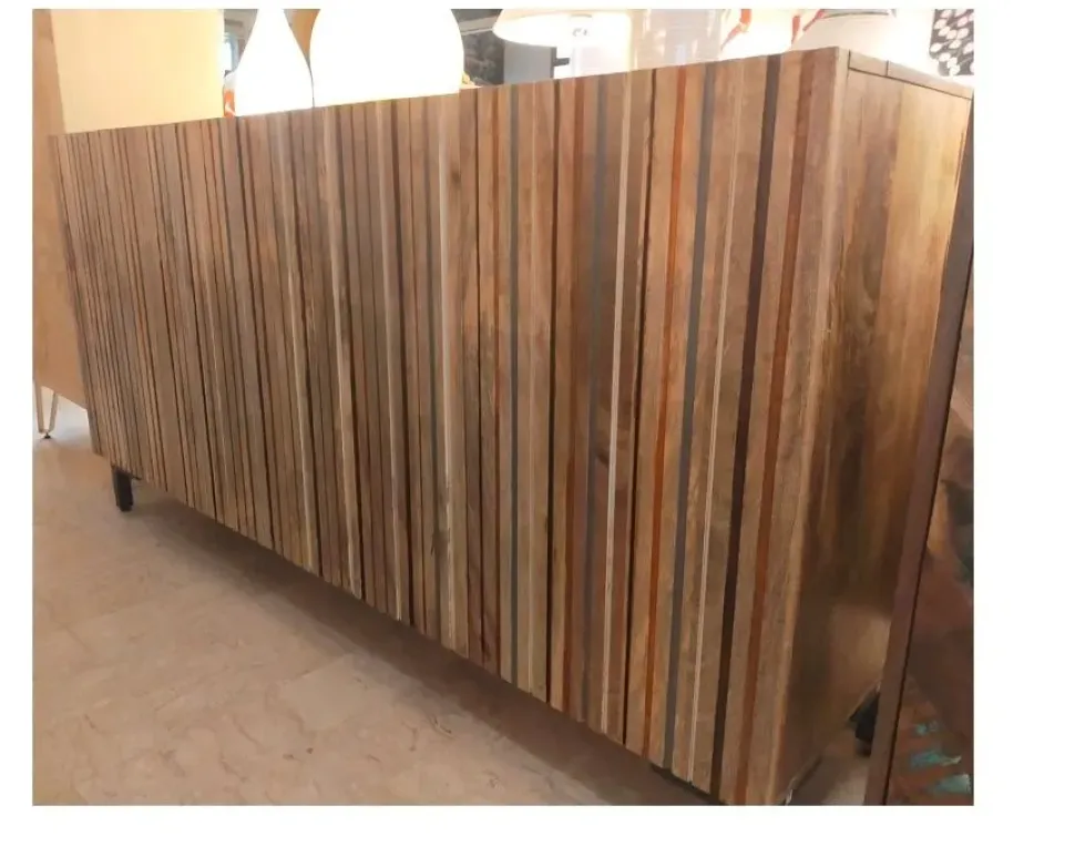 Madia di Outlet etnico in legno Credenza madia line a prezzo scontato