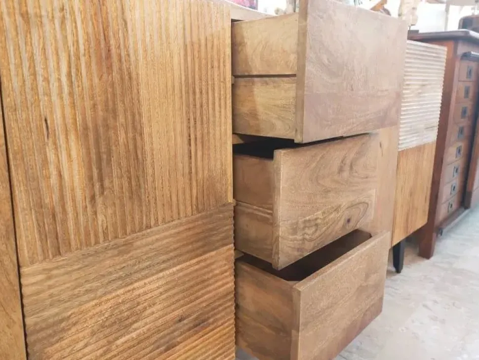 Madia di Outlet etnico in legno Etnica - moderna in Offerta Outlet