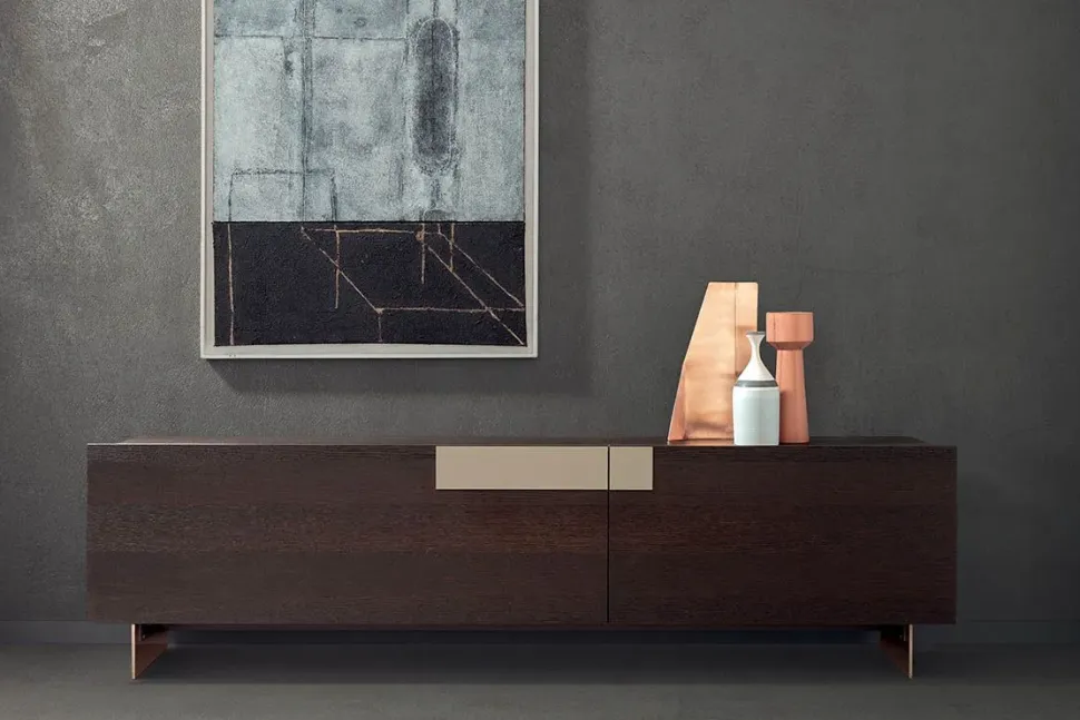 Madia di Pianca in laccato opaco Ginevra in Offerta Outlet