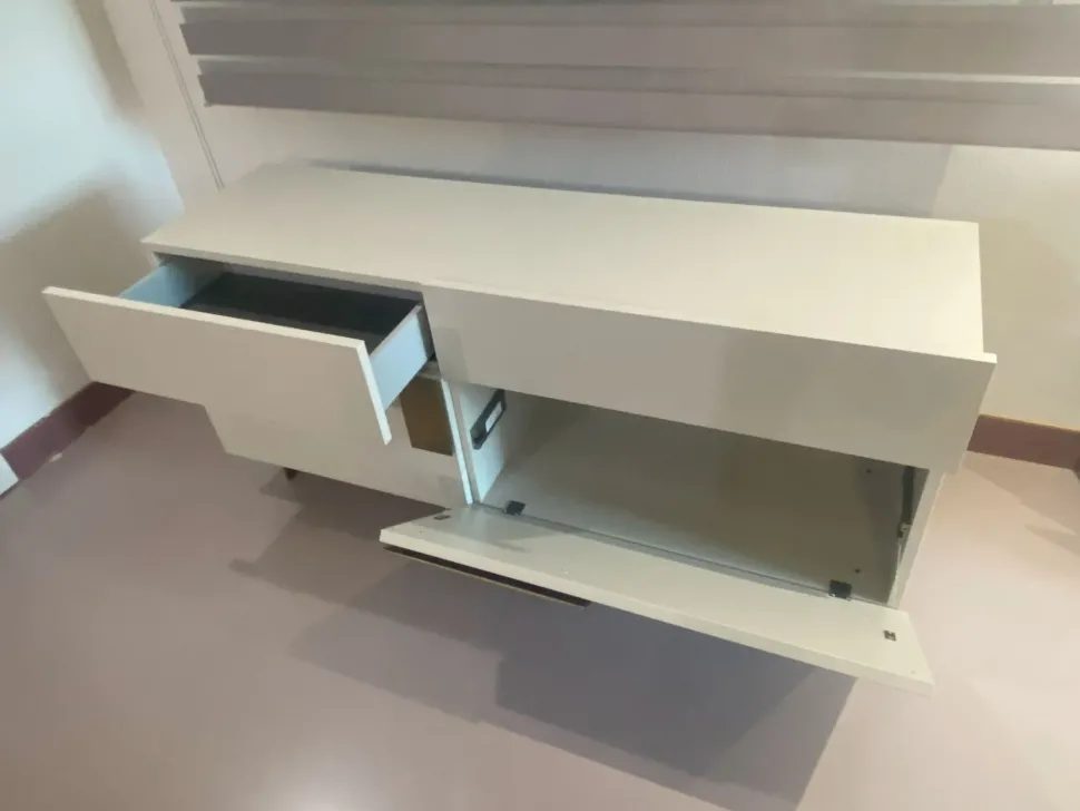 Madia di Pianca in laccato opaco Ginevra a prezzo Outlet