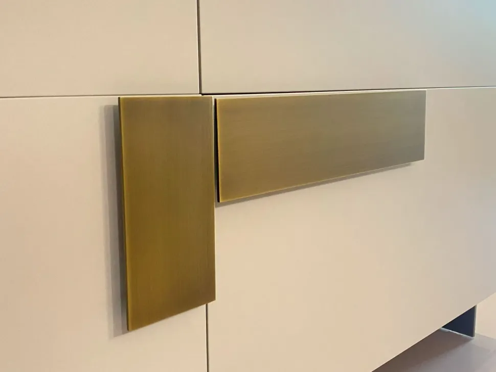 Madia di Pianca in laccato opaco Ginevra a prezzo Outlet