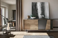 Madia di Target point in laminato materico Modus a prezzo riservato