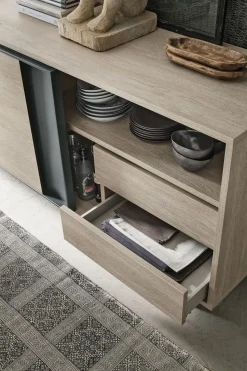 Madia di Target point in laminato materico Modus a prezzo riservato