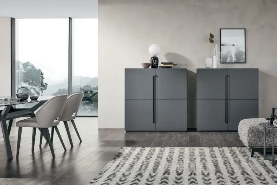 Madia di Tomasella in laccato opaco Montgomery verticale a prezzo scontato