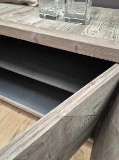 Madia in stile classico Legno vecchio di Dialma brown in Offerta Outlet