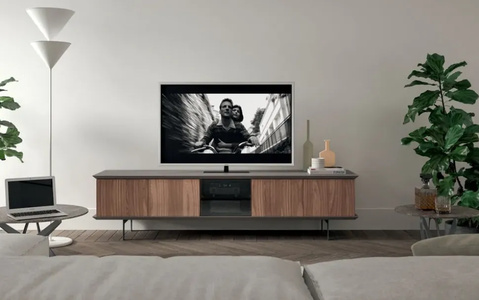 Madia in stile design Brera tv di Ozzio in Offerta Outlet