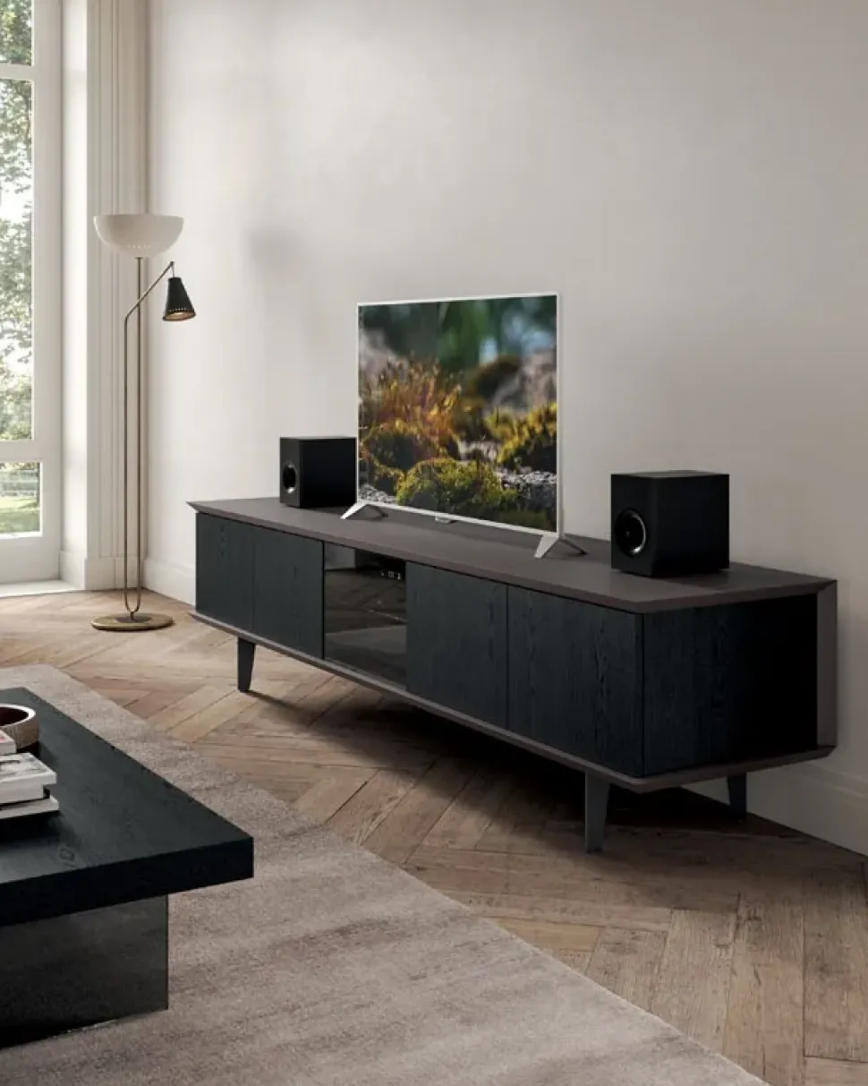 Madia in stile design Brera tv di Ozzio in Offerta Outlet