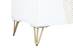Madia in stile design Credenza mango bianco 160 di Outlet etnico a prezzo Outlet
