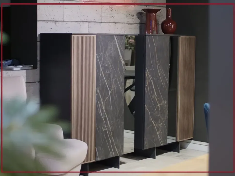 Madia in stile design Horizon di Mobilgam a prezzo scontato