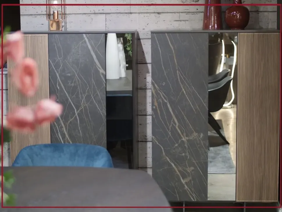 Madia in stile design Horizon di Mobilgam a prezzo scontato