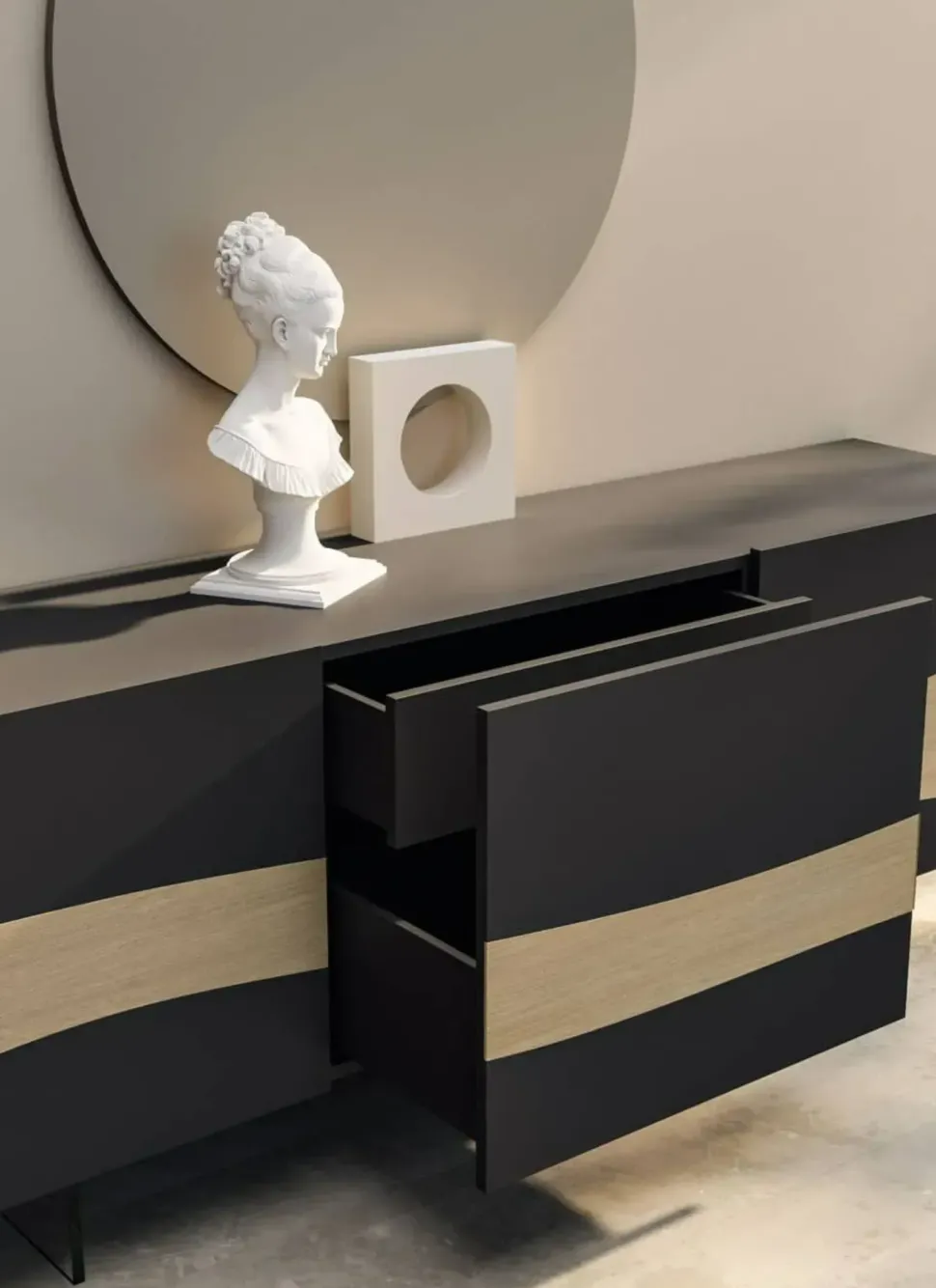 Madia in stile design Nilo di Fratelli mirandola a prezzo scontato