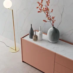 Madia in stile design Orme in laccato opaco Offerta Outlet