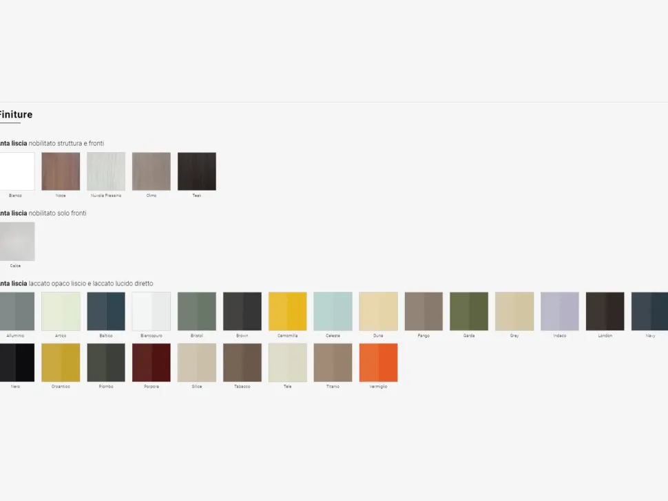 Madia in stile moderno 9864 di Giessegi a prezzo Outlet