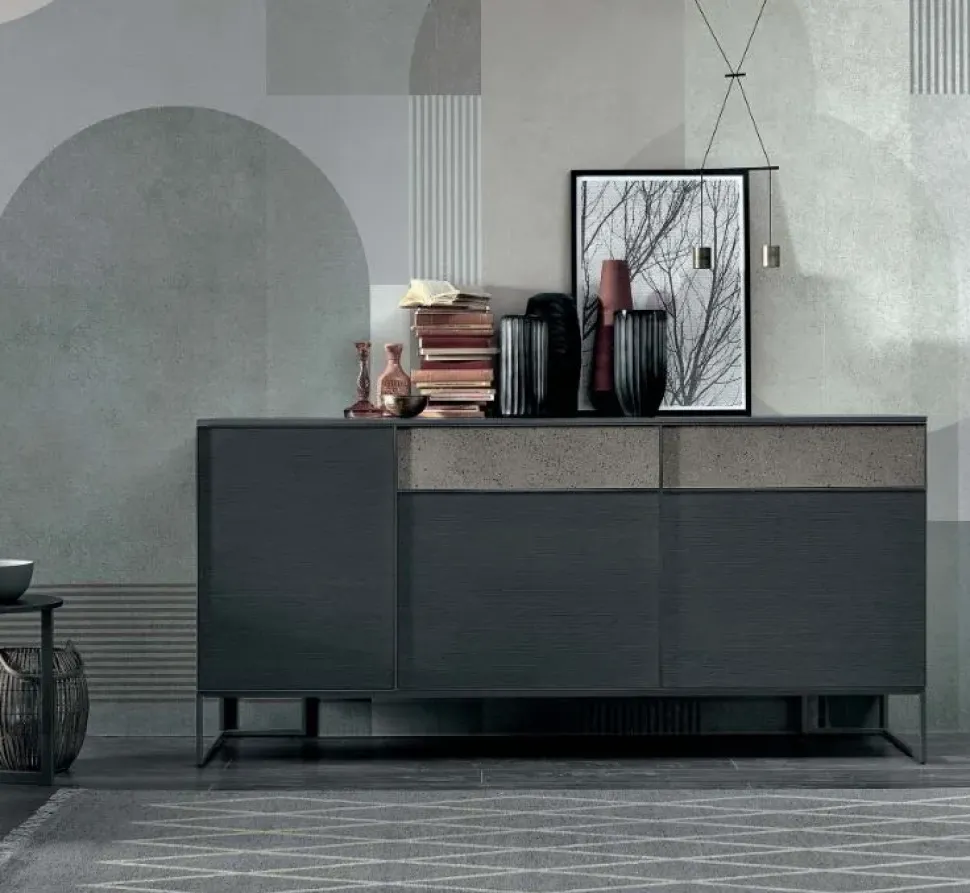 Madia in stile moderno A02 vinci di Tomasella a prezzo Outlet