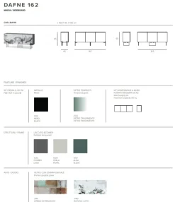 Madia in stile moderno Dafne 162 di Target point in offerta