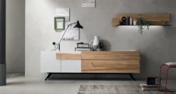 Madia in stile moderno Maronese in legno Offerta Outlet