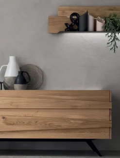 Madia in stile moderno Maronese in legno Offerta Outlet