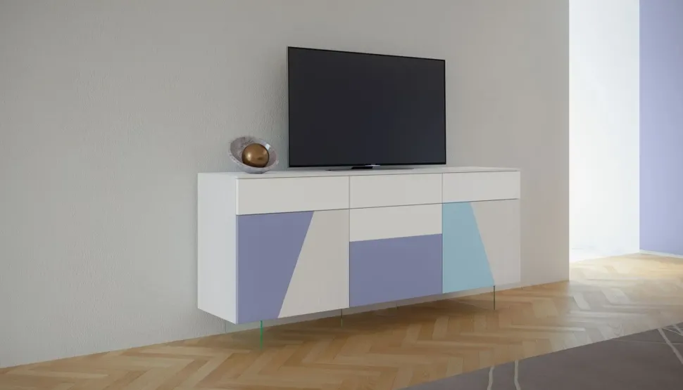 Madia in stile moderno Md32g di Giessegi in Offerta Outlet