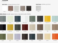 Madia in stile moderno Md32g di Giessegi in Offerta Outlet