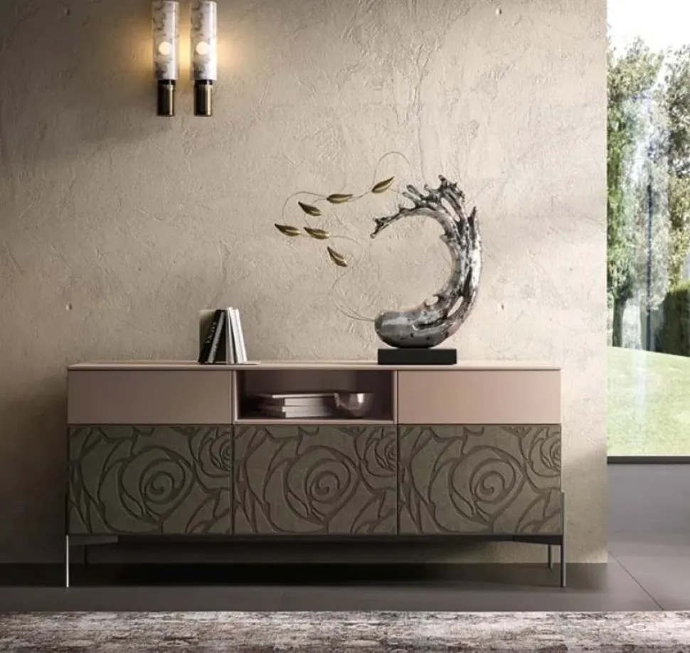 Madia Kos rosa in stile moderno di Mercantini in Offerta Outlet