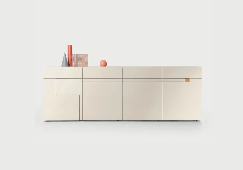 Madia Logos in stile design di Pianca in Offerta Outlet