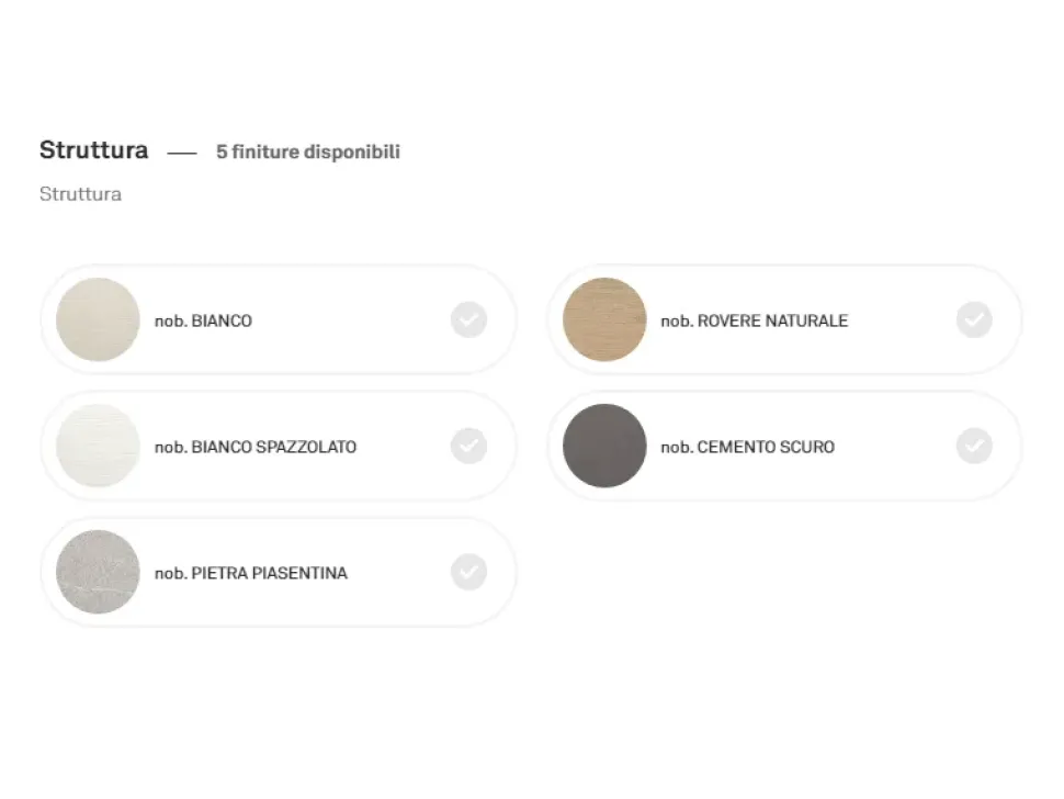 Madia Made cb6101-6 in stile moderno di Connubia in Offerta Outlet