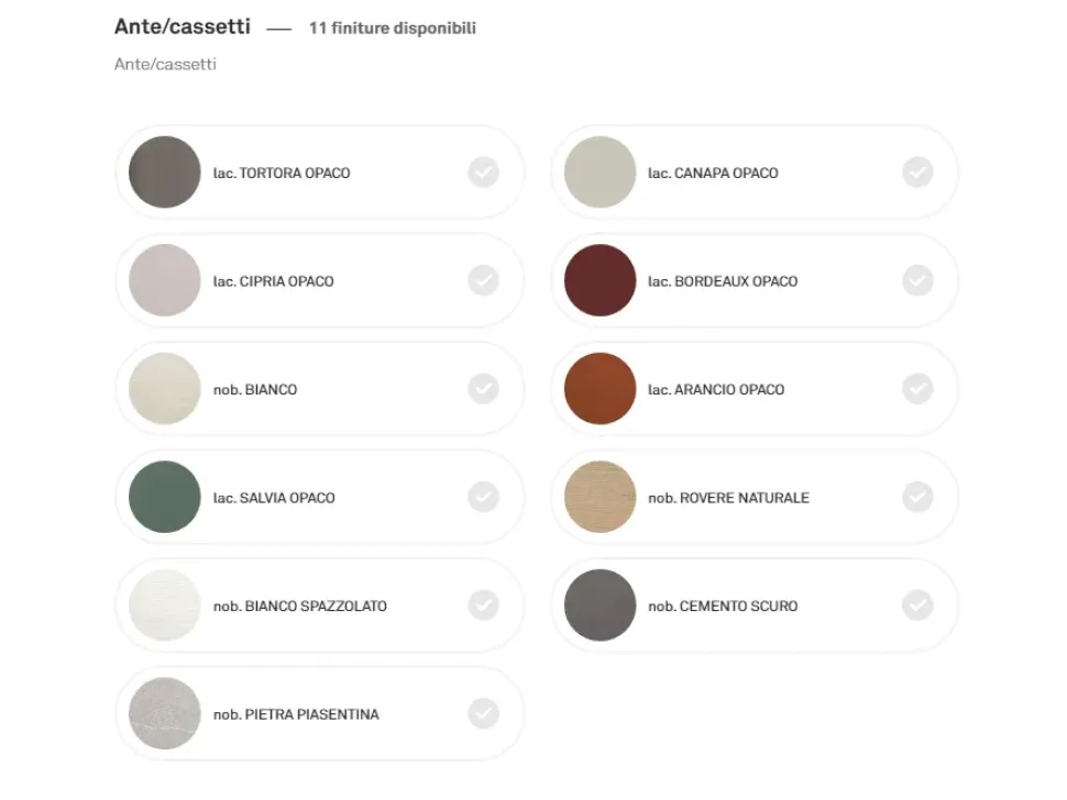 Madia Made cb6101-6 in stile moderno di Connubia in Offerta Outlet