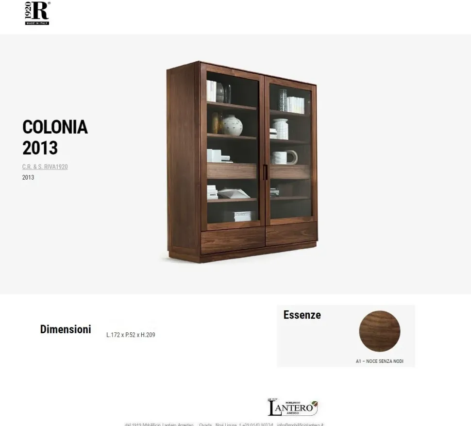 Madia Madia colonia riva1920 in stile moderno di Riva 1920 in Offerta Outlet