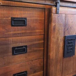 Madia Madia industrial jupiter 2 ante scorrevoli e cassetti   di Outlet etnico a prezzi convenienti