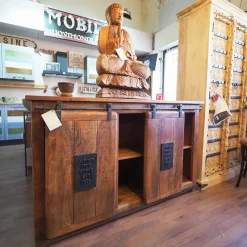 Madia Madia industrial jupiter 2 ante scorrevoli e cassetti   di Outlet etnico a prezzi convenienti